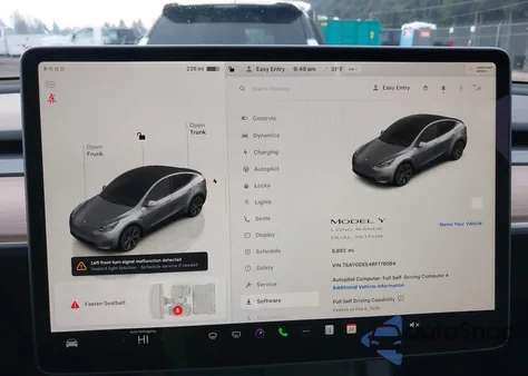 2024 Tesla Model Y Long Range Dual Motor All-Wheel Drive from USA, damaged, VIN 7SAYGDEE4RF178084